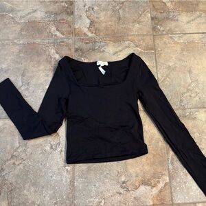 Altar'd State Elegant Black Top